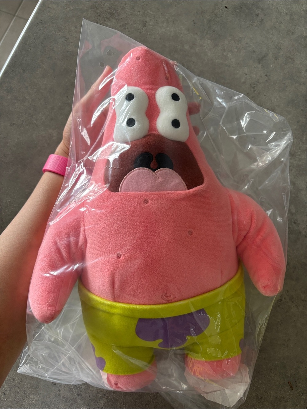 Patrick Star plush from the official Uniqlo x SpongeBob NWT